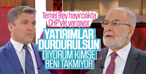 Temel Karamollaoğlu: Yatırımlar durdurulsun