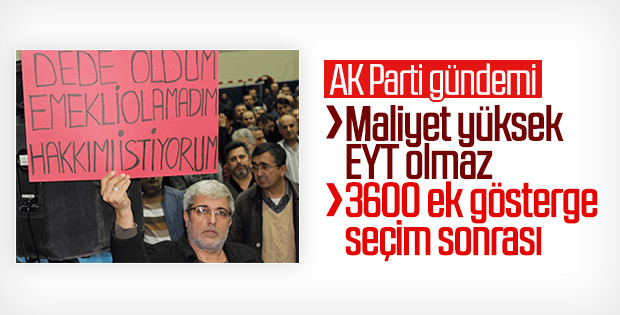 AK Parti önemli yasalar için toplandı