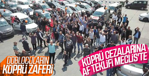 Köprü cezalarına af teklifi Meclis'e sunuldu