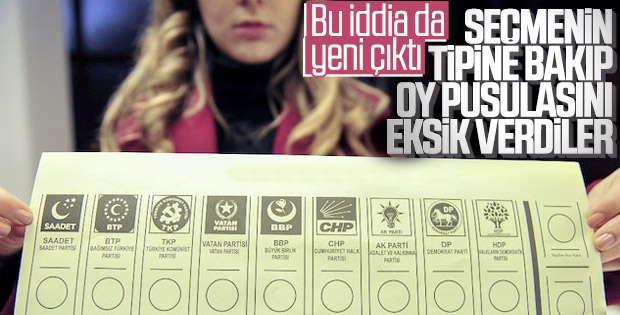 31 Mart'ta seçmene eksik pusula verildi iddiası