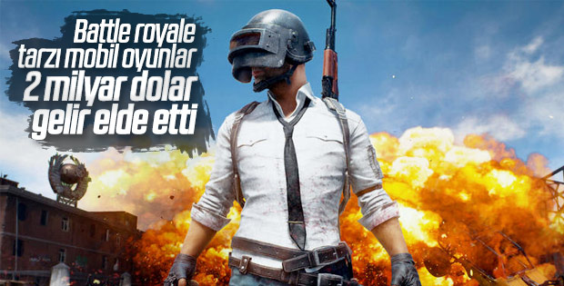 Battle Royale tarzı mobil oyunlar 2 milyar dolar gelire ulaştı