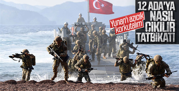 Denizkurdu-2019: Amfibi hücum timleri çıkarma yaptı