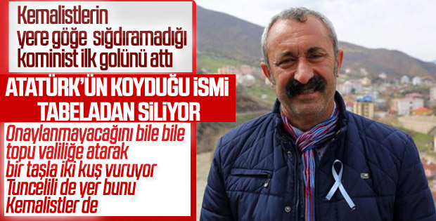 Maçoğlu: Dersim kararı valiliğe gönderildi
