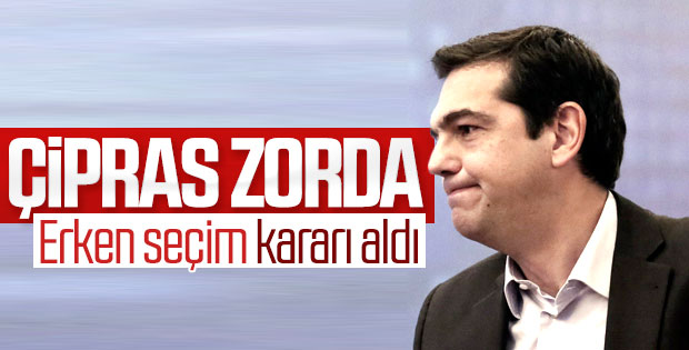 Yunanistan Başbakanı erken seçim istedi
