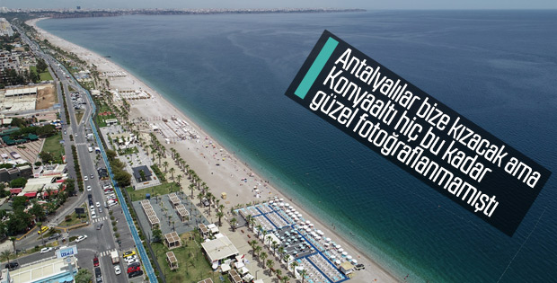 Antalya'da su sıcaklığı 28 dereceye çıktı