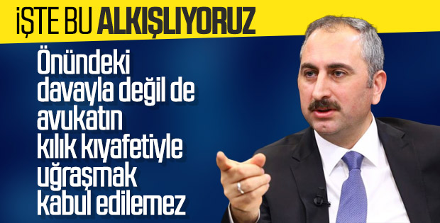 Adalet Bakanı etek boyu tartışması hakkında konuştu