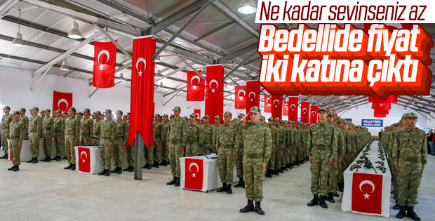 Bursa’da bedelli askerlerin yemin töreni