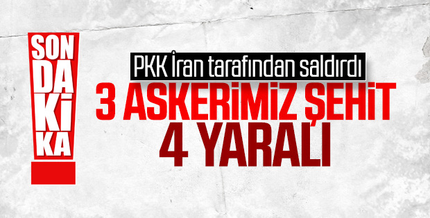 Türkiye-İran sınırında üç askerimiz şehit oldu