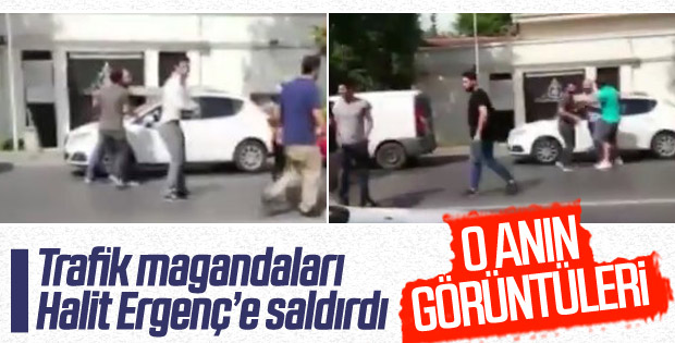 Trafikte Halit Ergenç'e saldırdılar