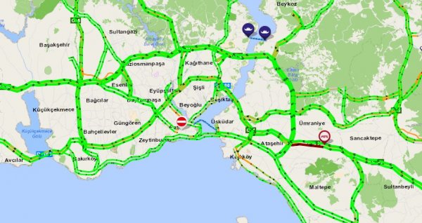 İstanbul trafiğinde son durum