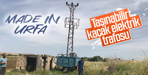 Şanlıurfa'da kaçak mobil trafo ele geçirildi