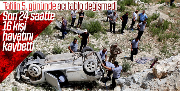 Ramazan Bayramı'nın bilançosu: 50 ölü, 409 yaralı