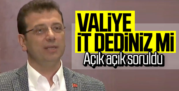 Ekrem İmamoğlu 'it dedi' iddialarını yanıtladı