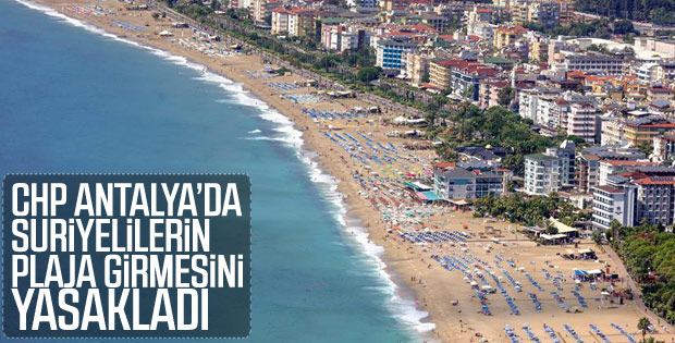 Suriyeliler Gazipaşa'daki plajlara giremeyecek