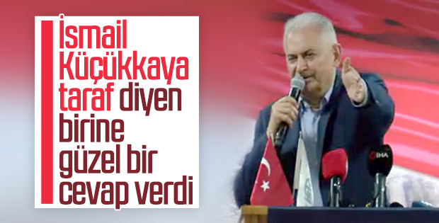 Binali Yıldırım'ın, İsmail Küçükkaya itirazına tepkisi