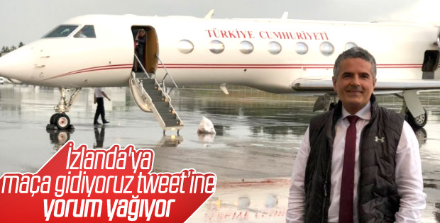 Gazeteci Hakan Çelik milli maç için İzlanda'ya gitti
