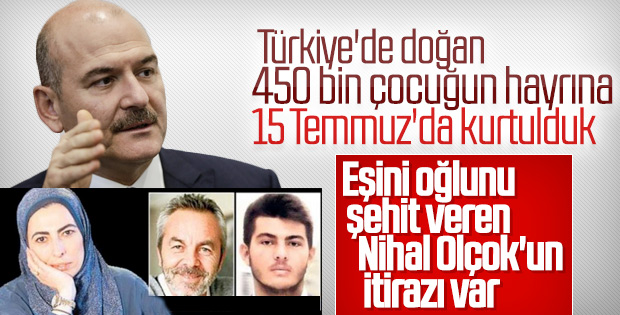 Bakan Soylu'nun sözlerine Nihal Olçok cevap verdi