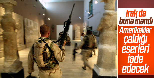 ABD Irak'tan çaldığı tarihi eserleri iade edecek