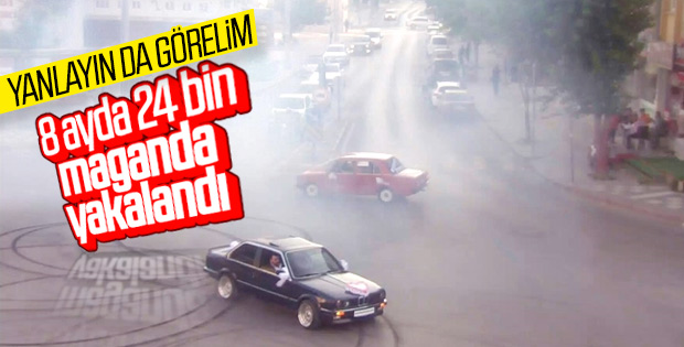 Trafik magandalarına 32.6 milyon liralık ceza