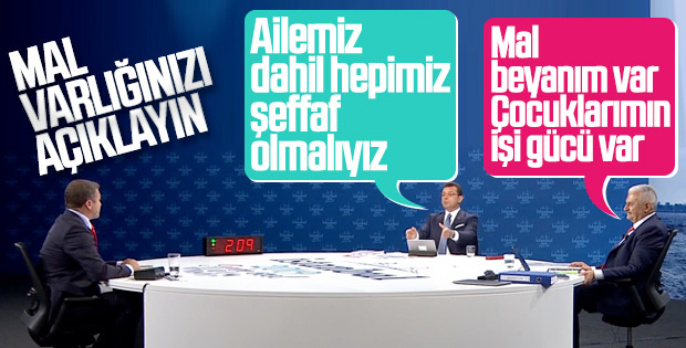 İmamoğlu ve Yıldırım'dan mal varlığını açıklama sözü