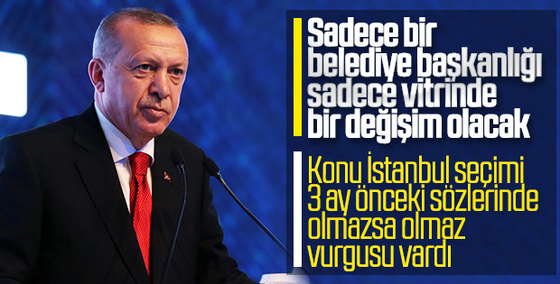 Cumhurbaşkanı Erdoğan'ın 23 Haziran yorumu