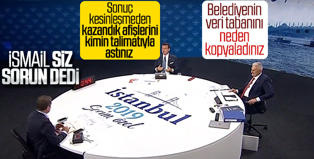 Ortak yayında adaylar birbirine soru sordu