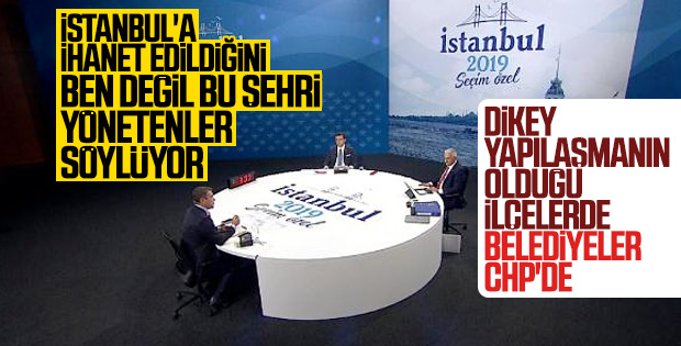 İmamoğlu ve Yıldırım'ın çarpık kentleşme çözümü