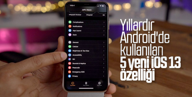 Apple'ın Android'den aldığı 5 yeni iOS 13 özelliği