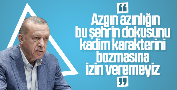 Cumhurbaşkanı Erdoğan'dan İstanbul açıklaması