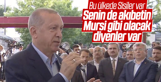 Cumhurbaşkanı, Mursi için kılınan cenaze namazına katıldı