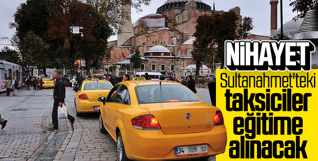 Taksicilere eğitim verilecek