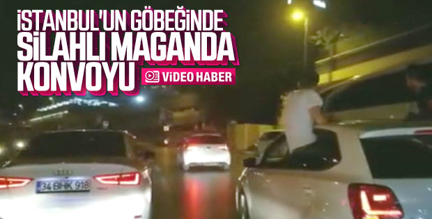 İstanbul'un göbeğinde maganda dehşeti