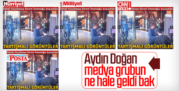 Demirören Medya'nın tamamında aynı manşet