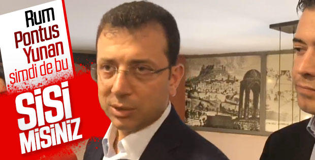 İmamoğlu, Erdoğan'ın 'Sisi' benzetmesine cevap verdi