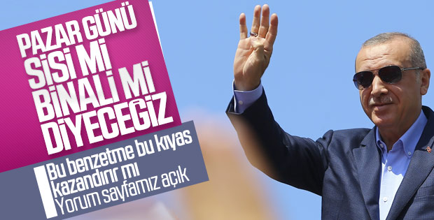 Erdoğan'dan seçimler öncesi Sisi benzetmesi