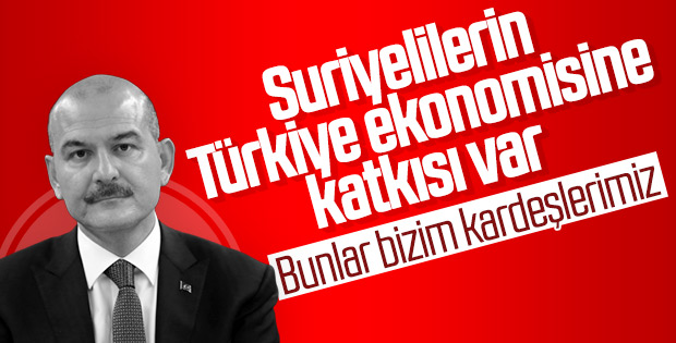 Bakan Soylu'dan Suriyeliler değerlendirmesi