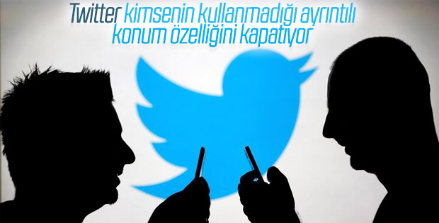 Twitter ayrıntılı konum özelliğini devre dışı bırakacak