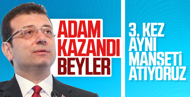 İBB seçimlerinin kazananı Ekrem İmamoğlu