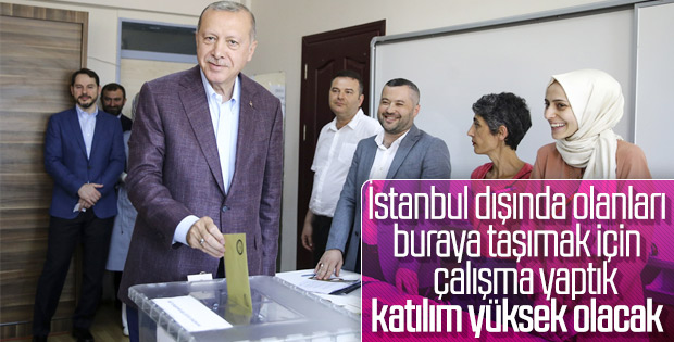 Cumhurbaşkanı Erdoğan oyunu kullandı