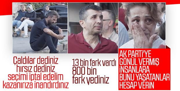 AK Partililer İstanbul İl Başkanlığı önünde gözyaşı döktü