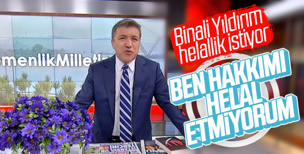 İsmail Küçükkaya, Binali Yıldırım'a hakkını helal etmedi
