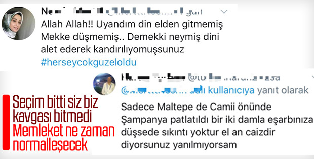 Seçim bitti siyasi tartışmalar bitecek gibi değil