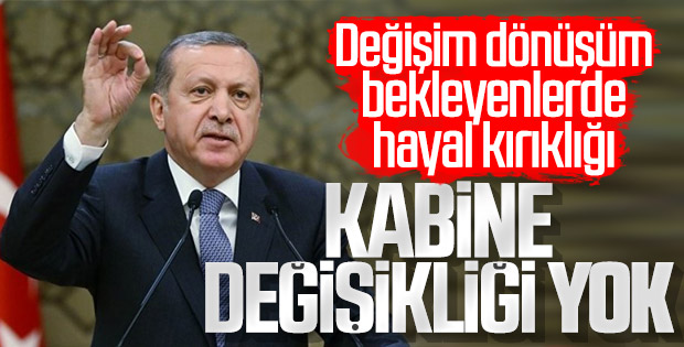 Erdoğan, kabine revizyonu hakkında konuştu
