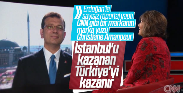 Ekrem İmamoğlu Amanpour'a konuştu