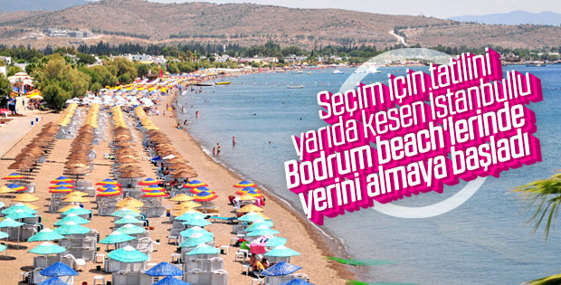 Bodrum'da seçim sonrası yoğunluk