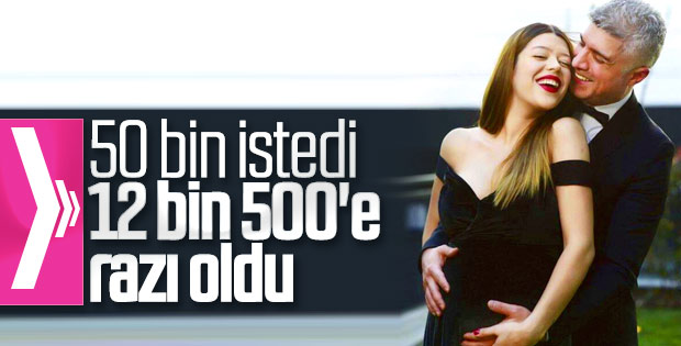 Özcan Deniz Feyza Aktan'a ayda 12 bin 500 TL verecek