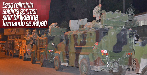 Suriye sınırına komando takviyesi