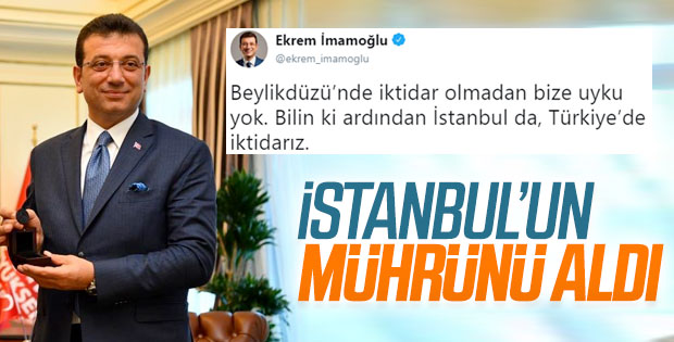 İmamoğlu görevi devraldı