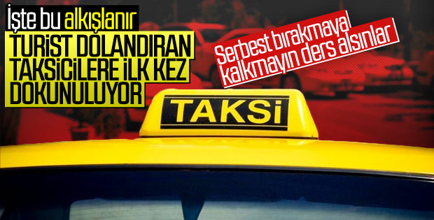 Turist dolandıran taksicilere operasyon
