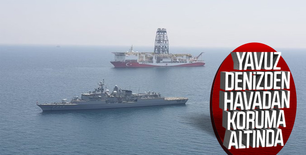 Yavuz, Doğu Akdeniz'e ilerliyor
